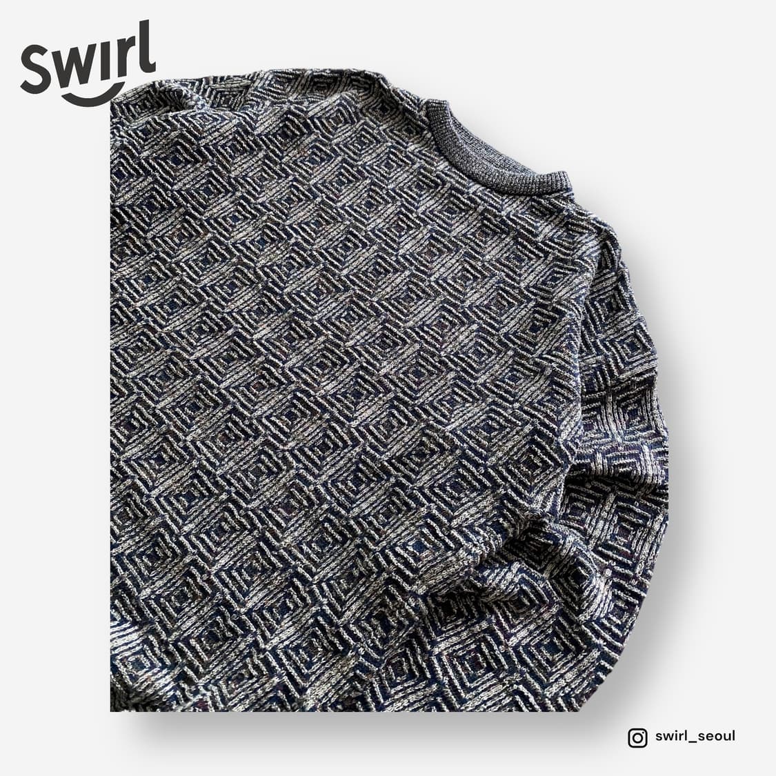 🌊 Geometric pattern knit 상품이미지3