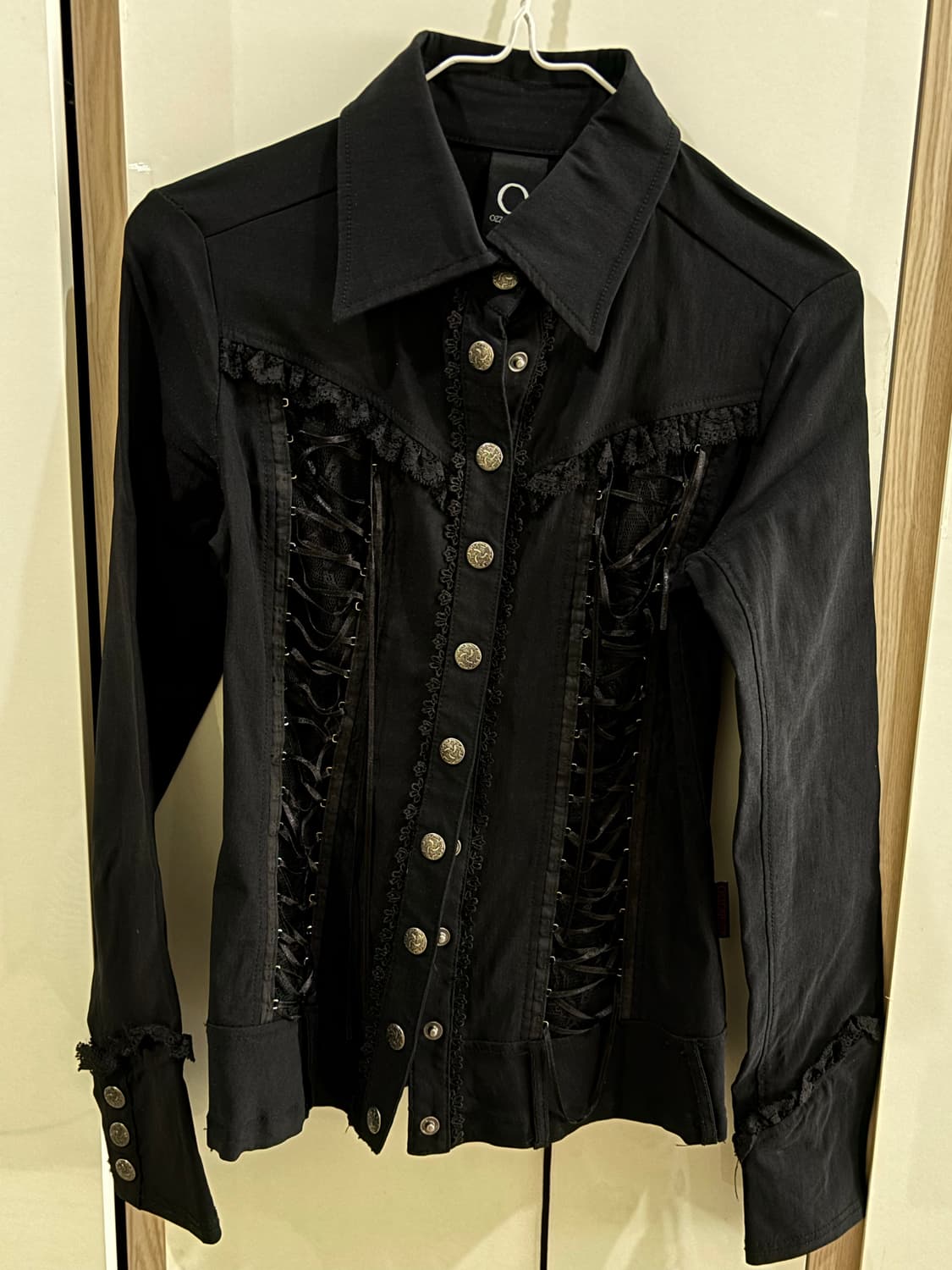 ozz on 고스로리레이스 코르셋 장미 셔츠 상품이미지2