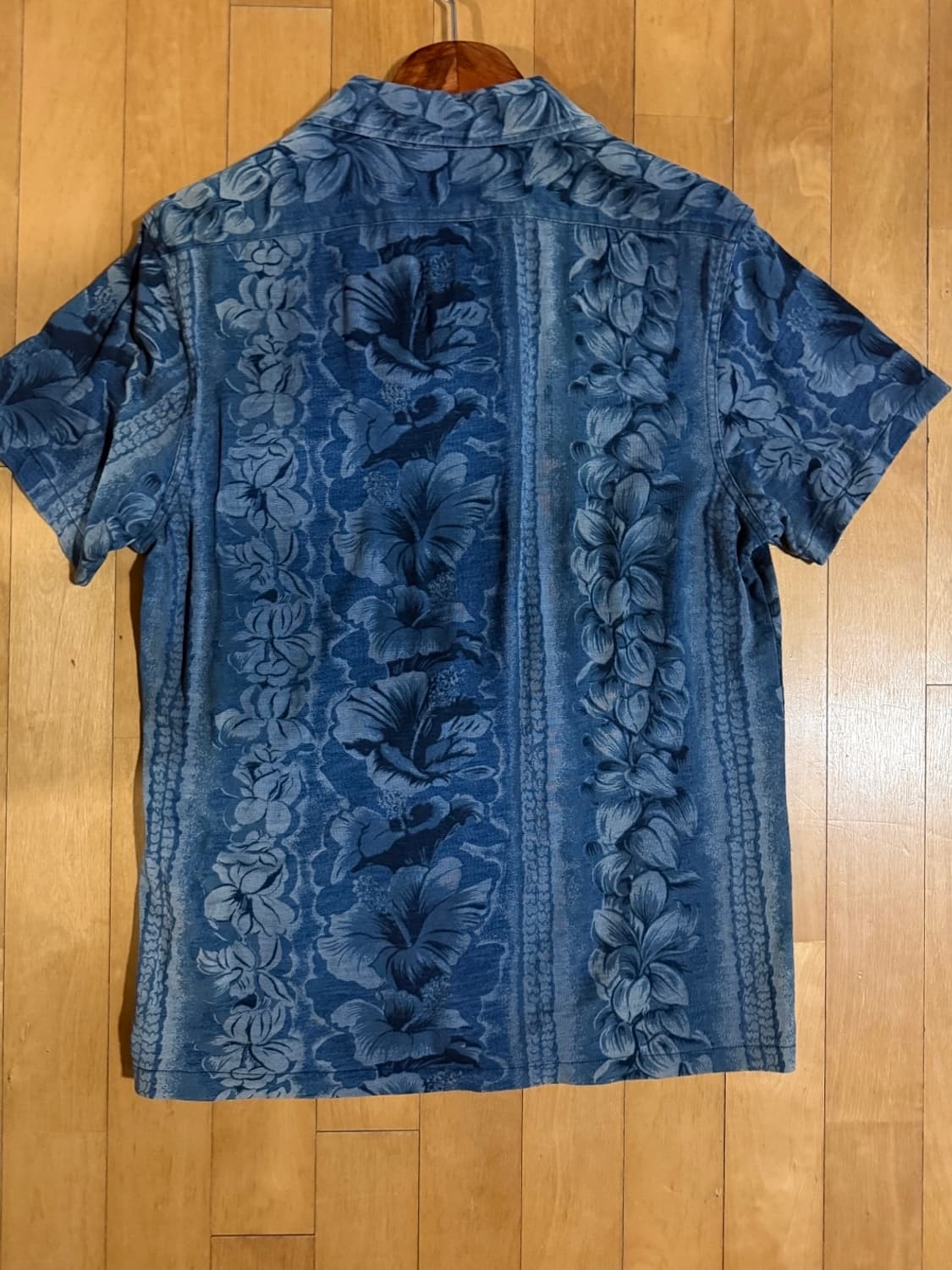 RRL 인디고 하와이안 셔츠 상품이미지6