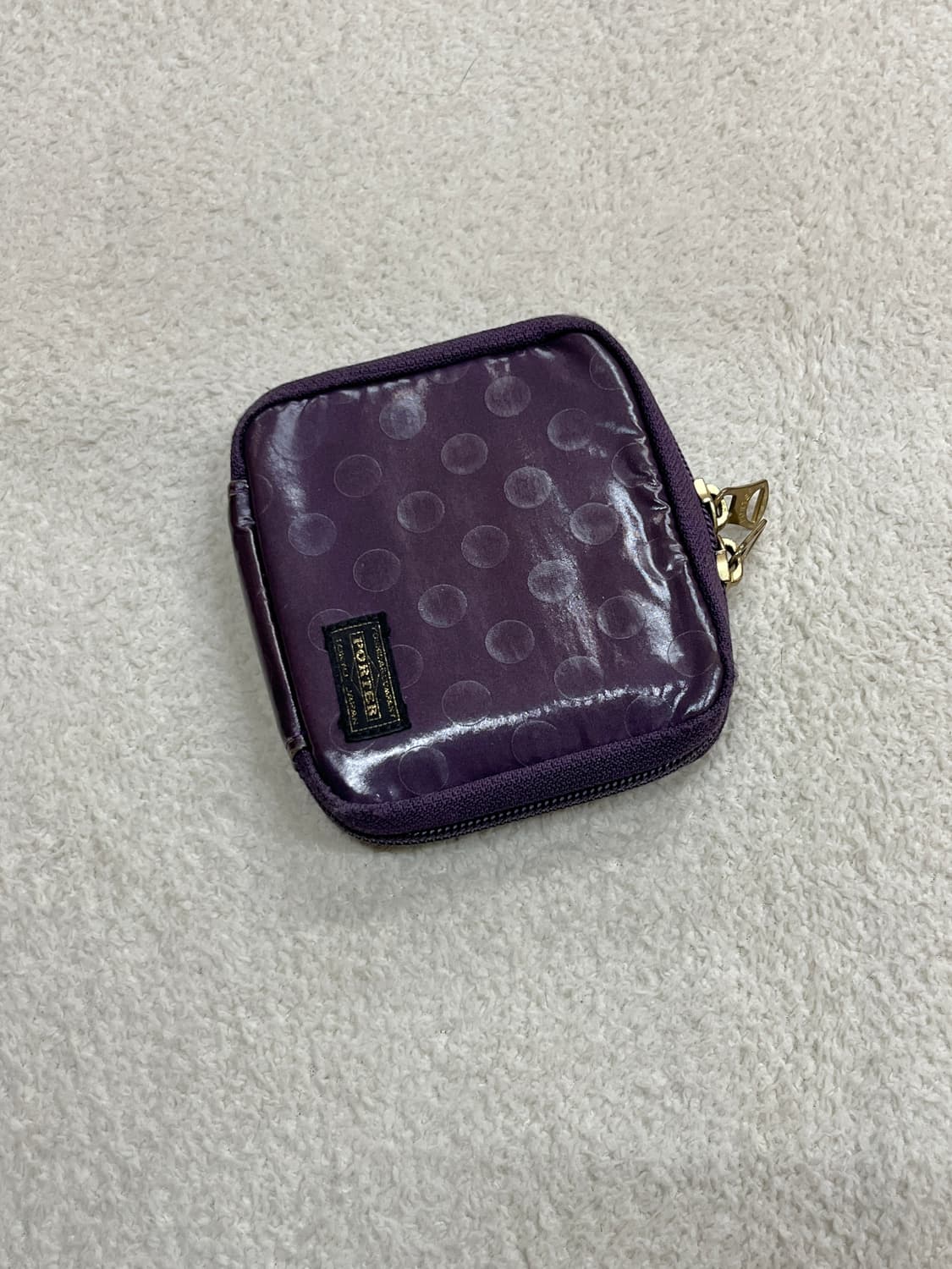 Porter 포터 도트 지갑 퍼플 상품이미지1