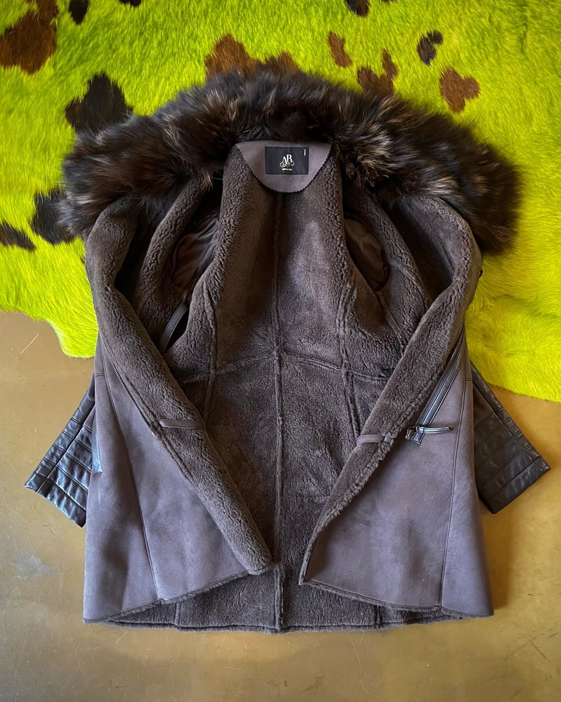 ARDENT MIZ Italian Fox & Lamb V-Kei Coat 상품이미지7