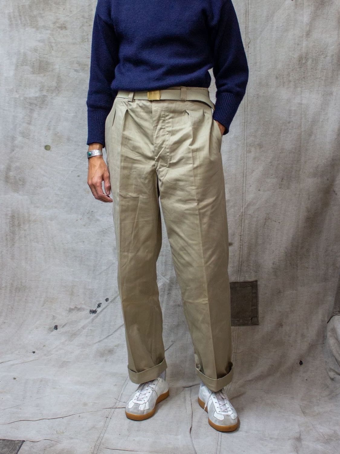 5-60s 프랑스군 M52 치노 팬츠 상품이미지2