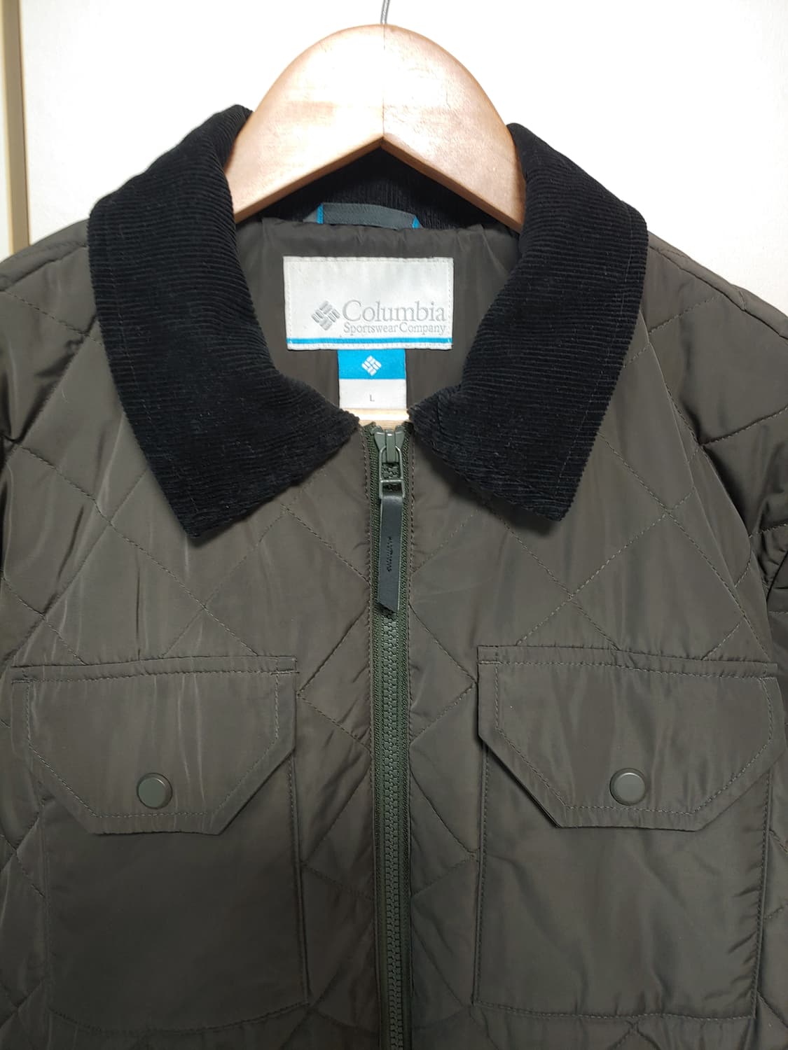 남성 컬럼비아 219000원 셔츠형퀼팅패딩점퍼자켓 상품이미지8