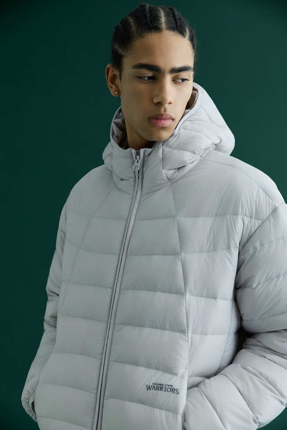 NBA LAL 경량 RDS 다운 후드 점퍼 상품이미지2