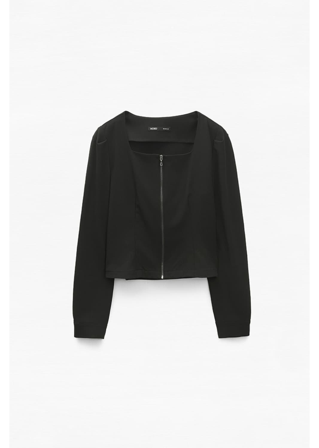 (새상품) 미쏘 스퀘어넥 집업블라우스 L사이즈 상품이미지1