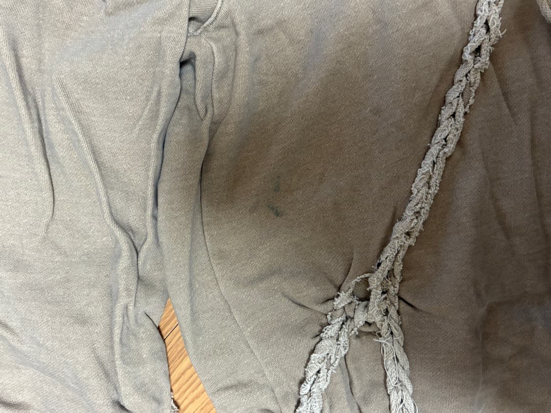 나체 스웻 팬츠 베이지 1사이즈 상품이미지4