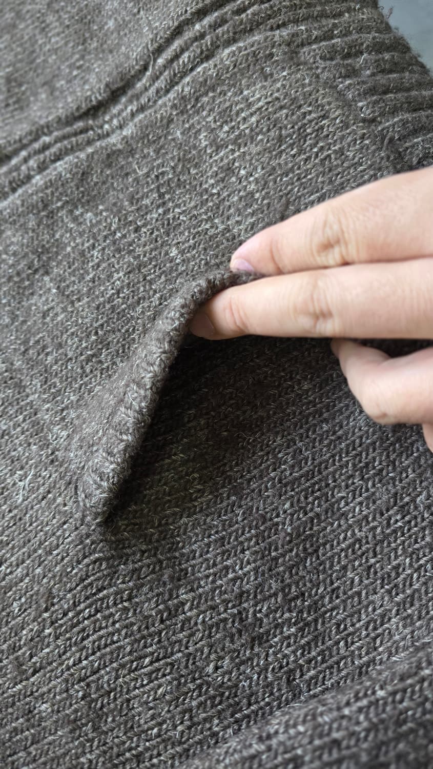 L.L.BEAN 엘엘빈 헤비 집업 울 니트 L 싸이즈 상품이미지3