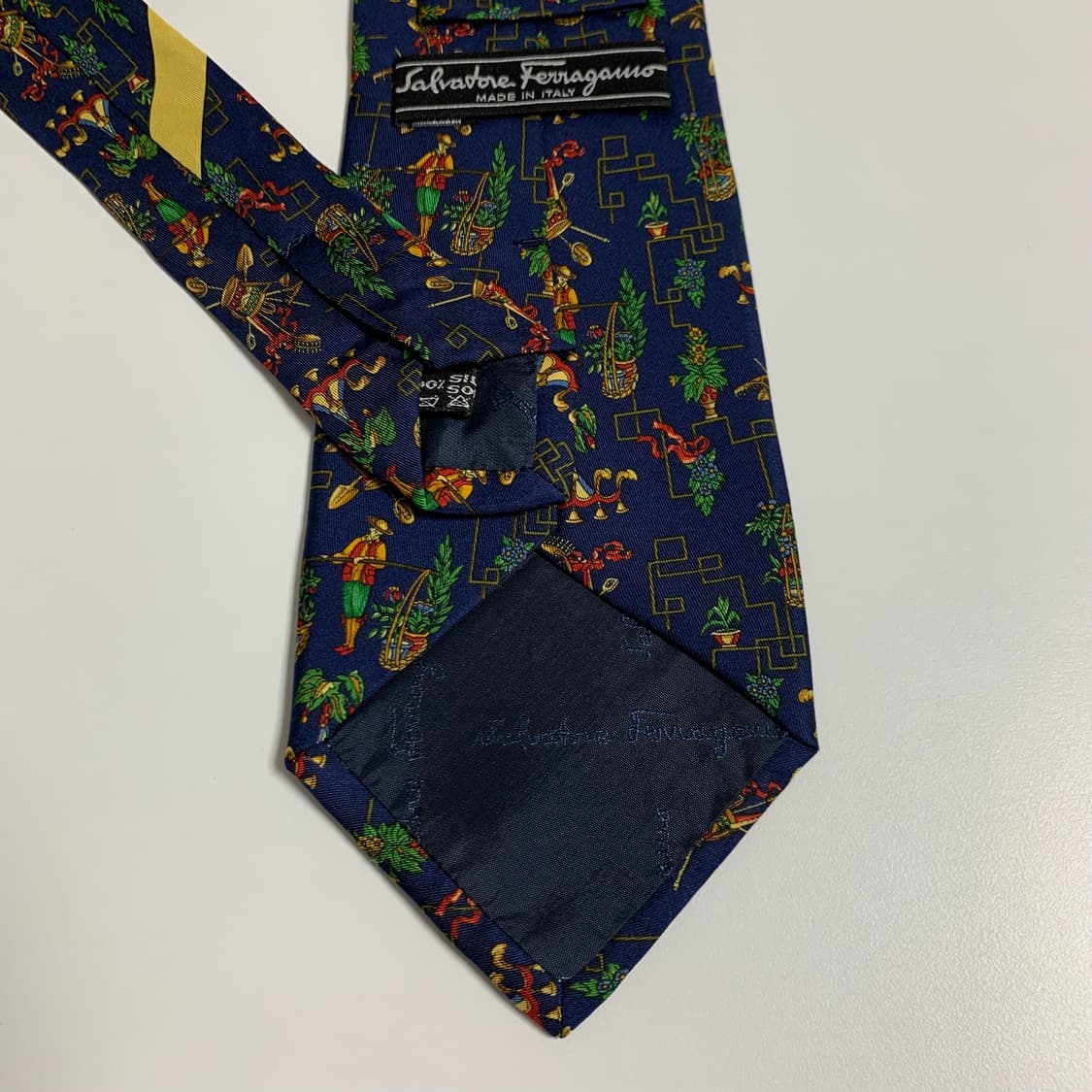 살바토레 페레가모(Ferragamo) 명품넥타이 이태리 100실크 상품이미지6