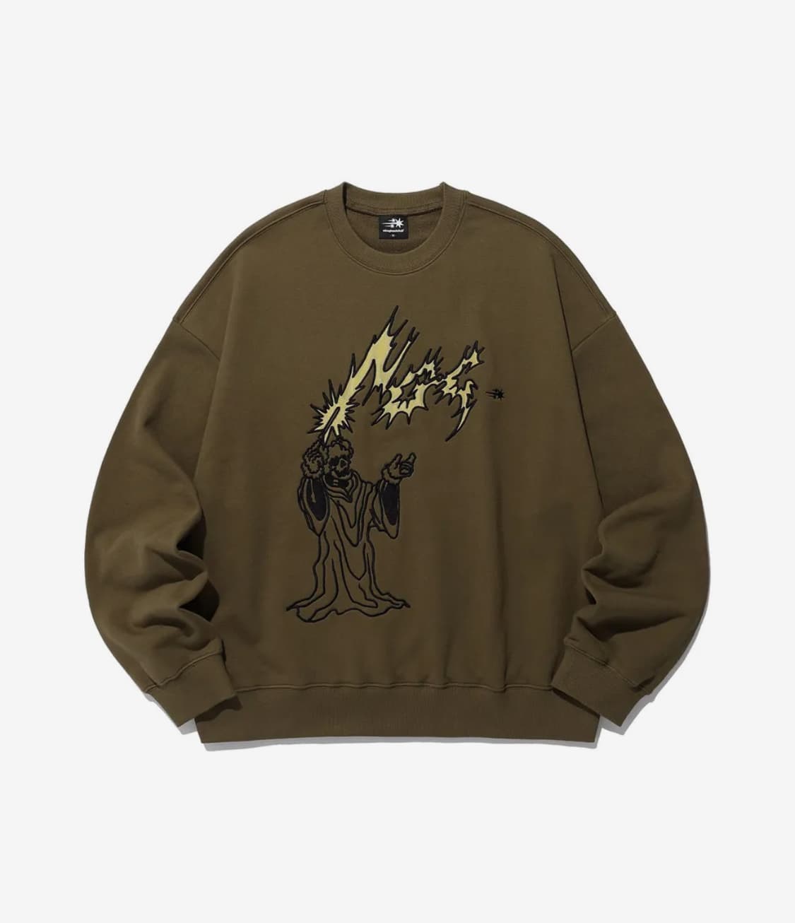 나이스고스트클럽 맨투맨 SATINE APPLIQUE SWEATSHIRTS 상품이미지1