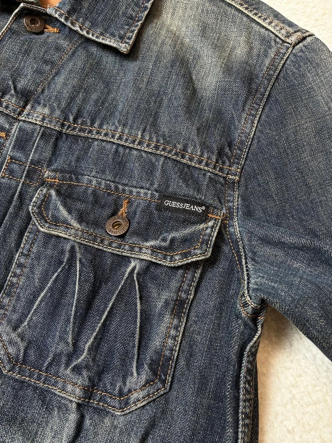 게스 Guess 00's Y2K 워시드 데님 자켓 PN7431 상품이미지3