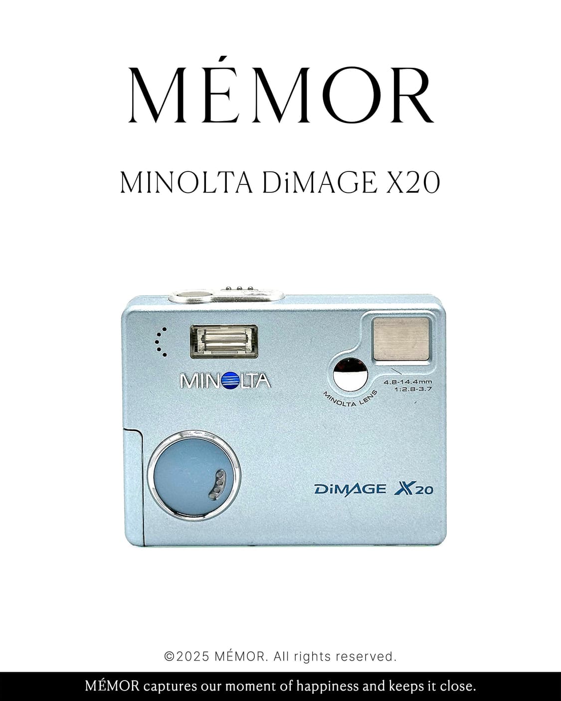 희귀컬러🩵MINOLTA DiMAGE X20 미놀타 디카 카메라 상품이미지1