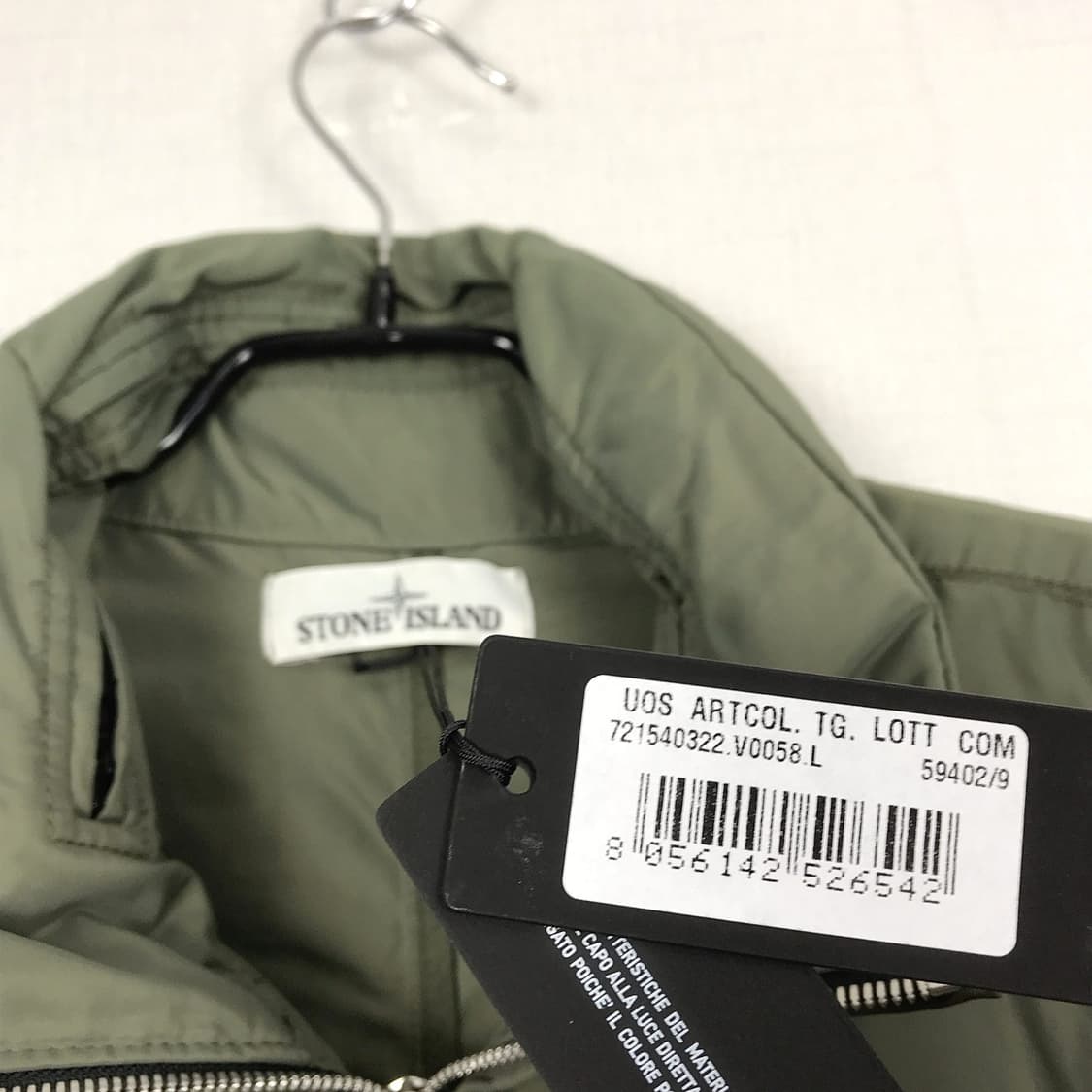 스톤아일랜드 20ss 새상품 히든후드 반코트 롱자켓 L 상품이미지6