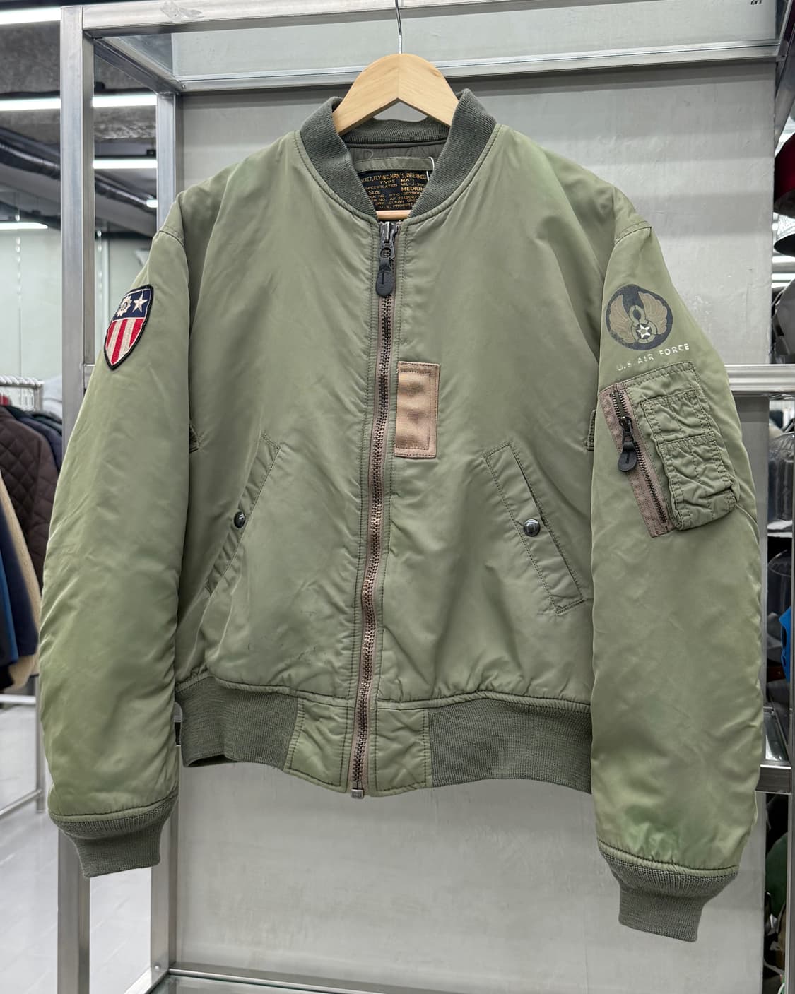 카모랜드 CAMO LAND TYPE MA-1 항공 점퍼 상품이미지2