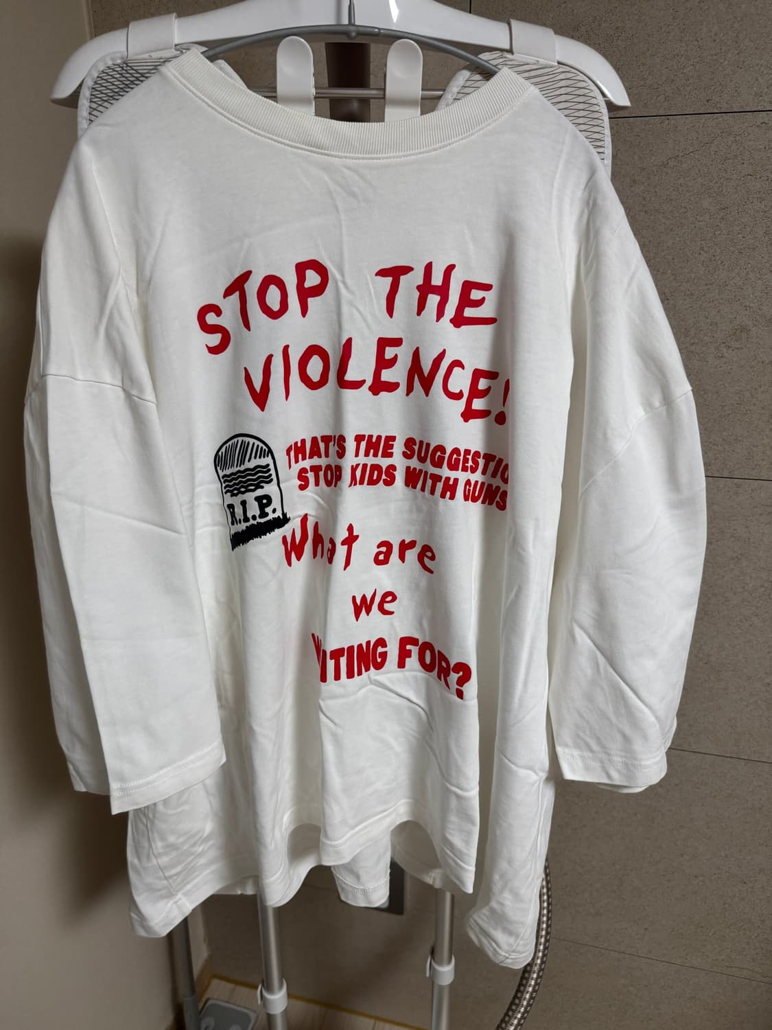 willy chavarria stop the violence 티셔츠 상품이미지1
