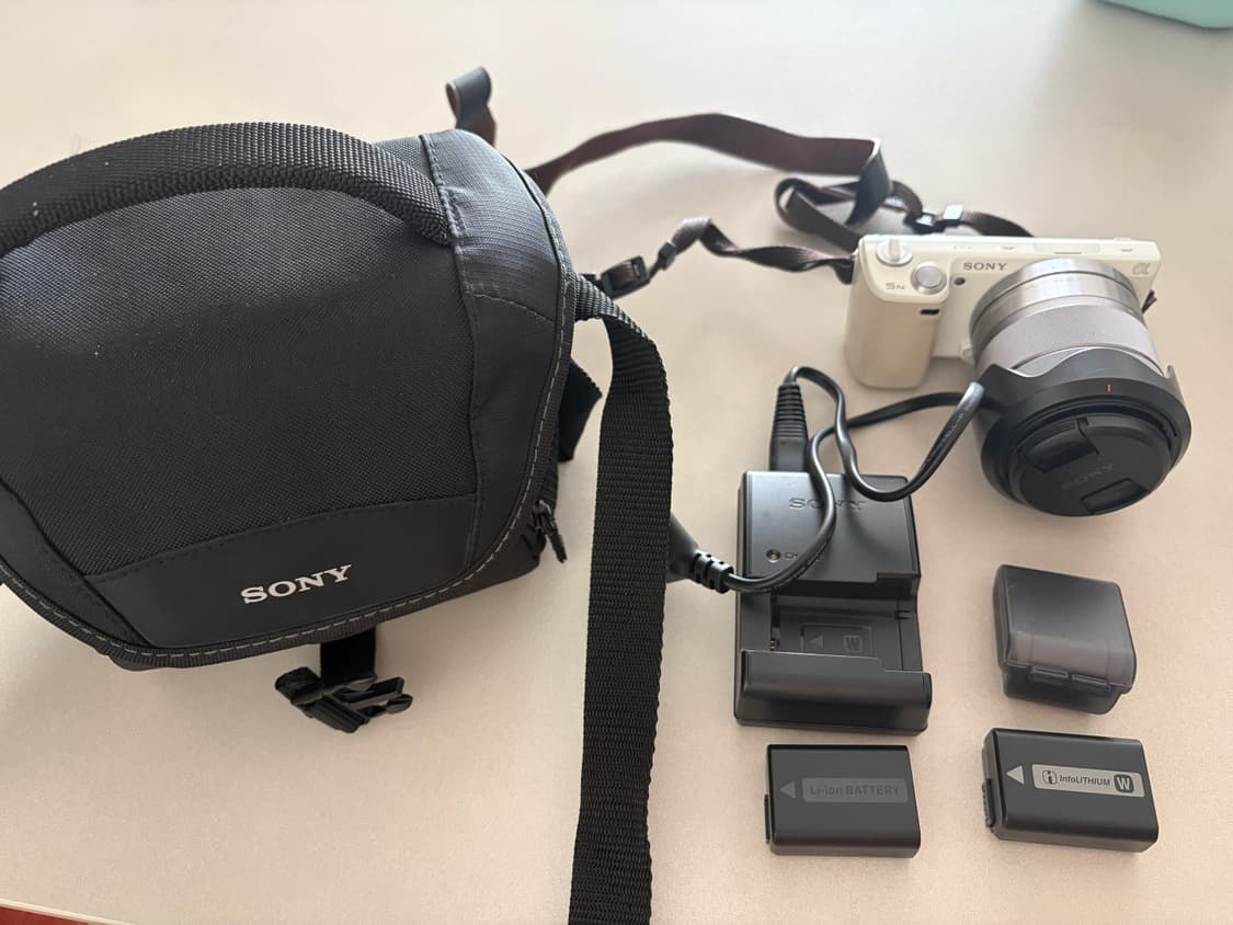 sony nex-5N 화이트 풀구성품 상태최상급 상품이미지1