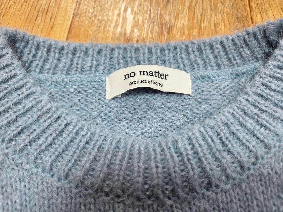 노매럴(no matter) 니트 프리사이즈 새상품 상품이미지5