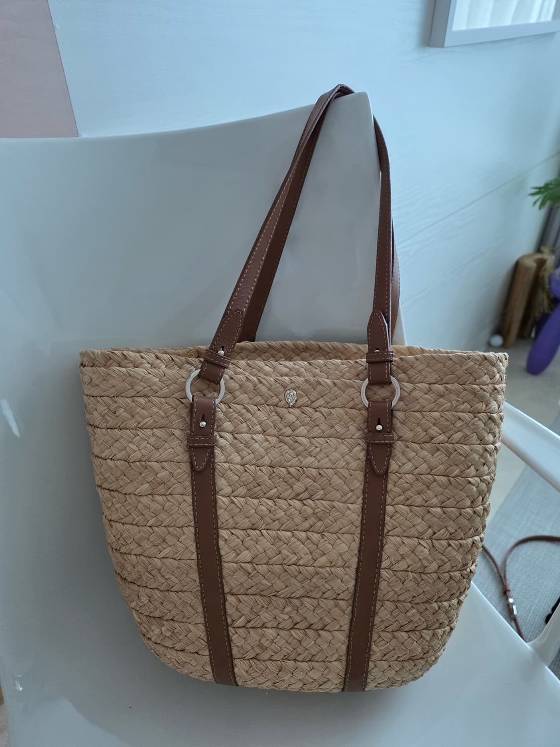 헬렌카민스키 피니밀 브리들 라피아 토트백 상품이미지2