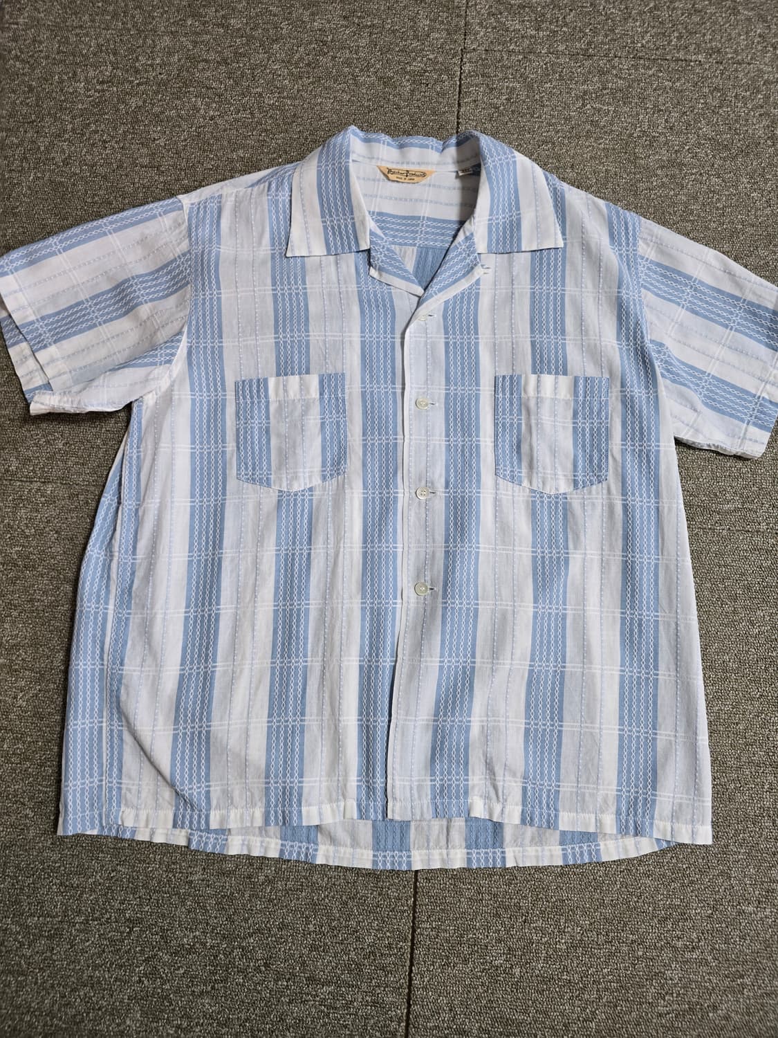 타임원클로딩 엣라코 패턴 워크셔츠15H 부처프로덕트 엣라스트 ATLAST 상품이미지1