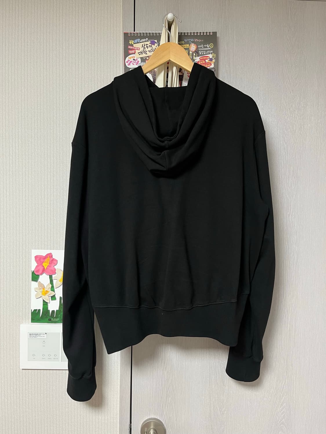 GARMENT DYED CURVED HOODED ZIP JACKET 상품이미지3