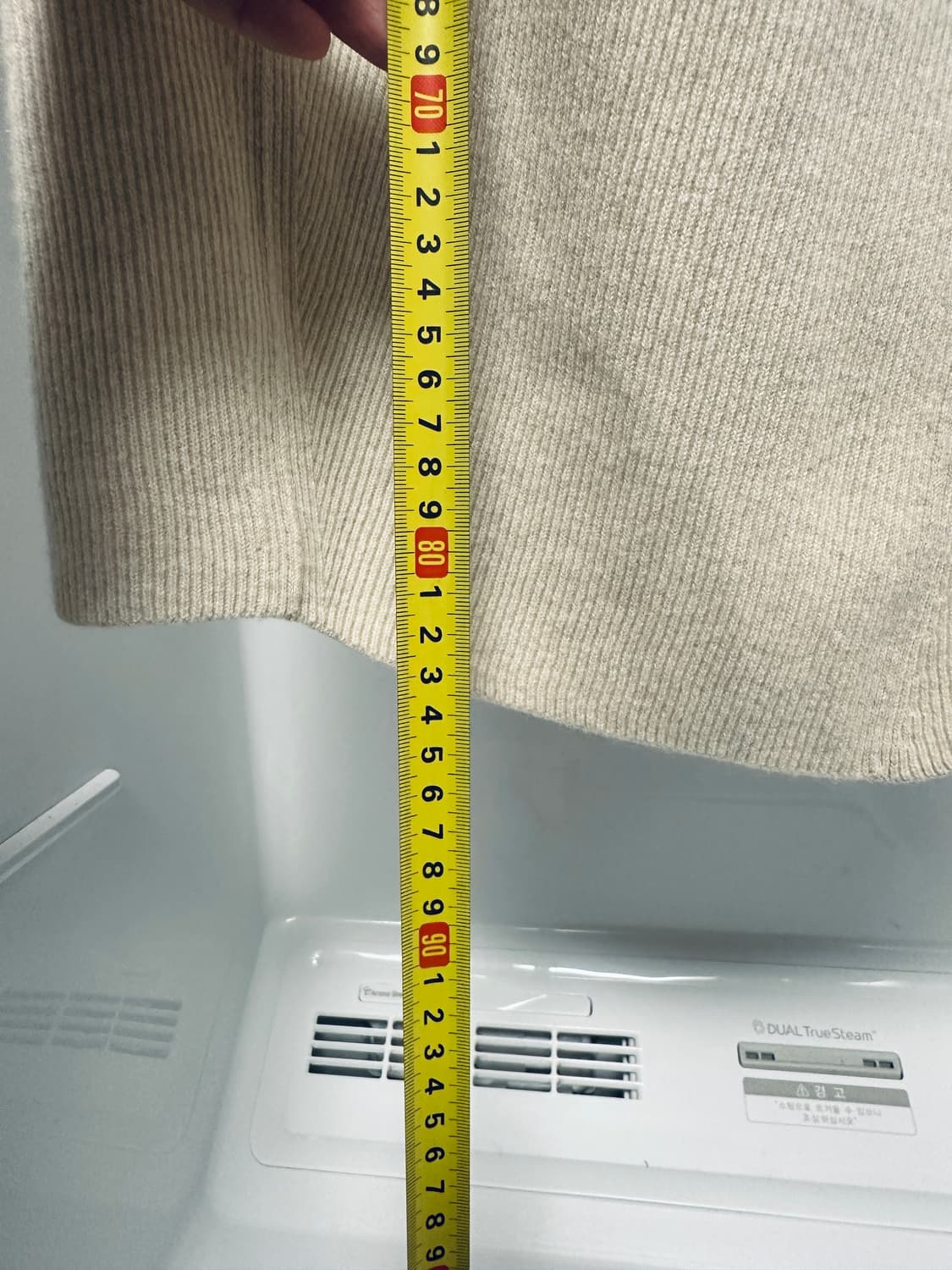 타임 캐시미어 스커트 아이보리(택있음) 상품이미지5