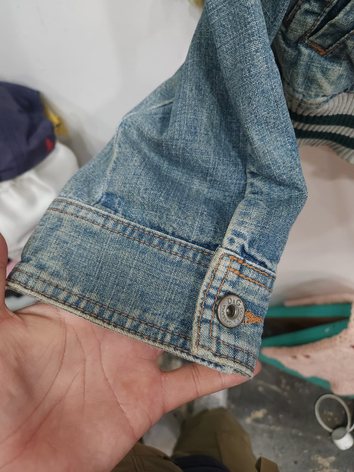 돌체엔가바나 빅자수로고 데님 보머 자켓

 상품이미지7