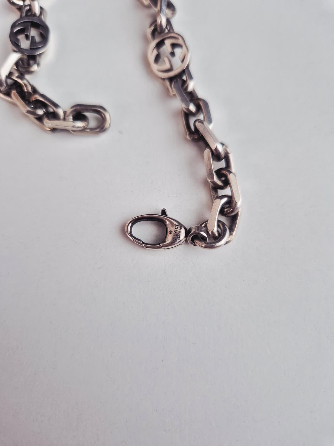 구찌 인터로킹 체인 팔찌 18호 상품이미지4