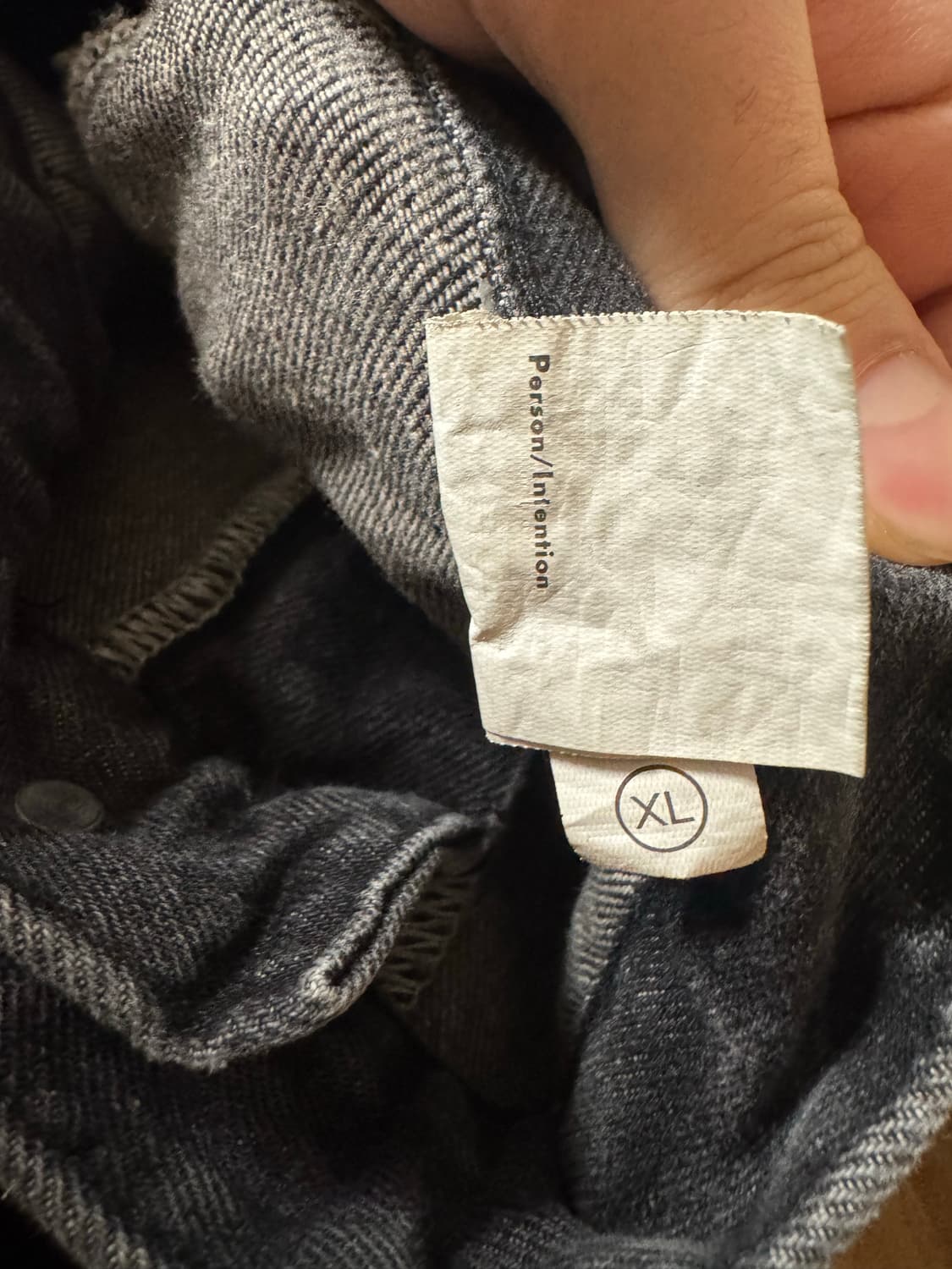 빈티지 블랙 워싱 카고데님 상품이미지3