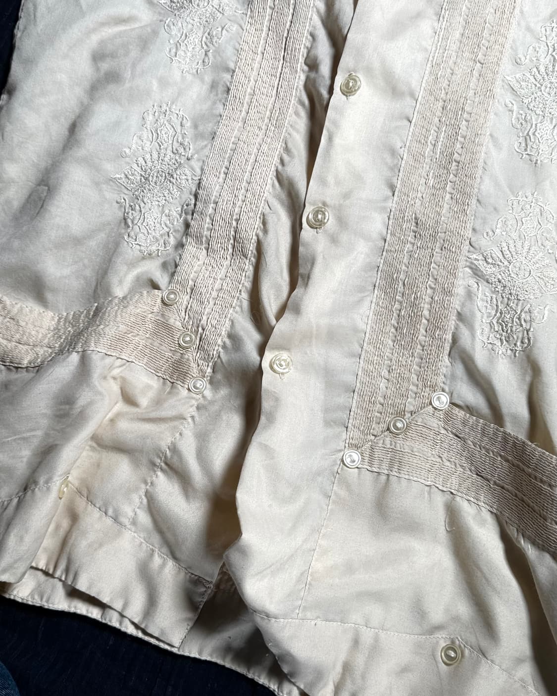 80-90's 구아야-테카 구아야베라 셔츠 M 상품이미지4