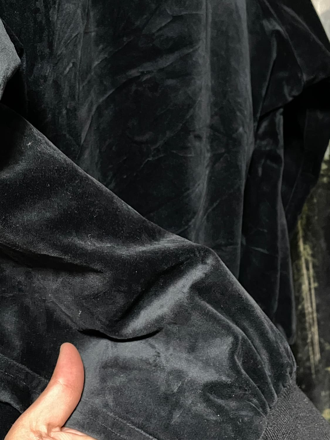 L~XL 벨벳 블루종 자켓 상품이미지6