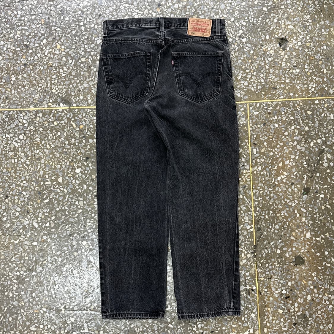 00s 리바이스 550 블랙 진 데님 팬츠 32 상품이미지2