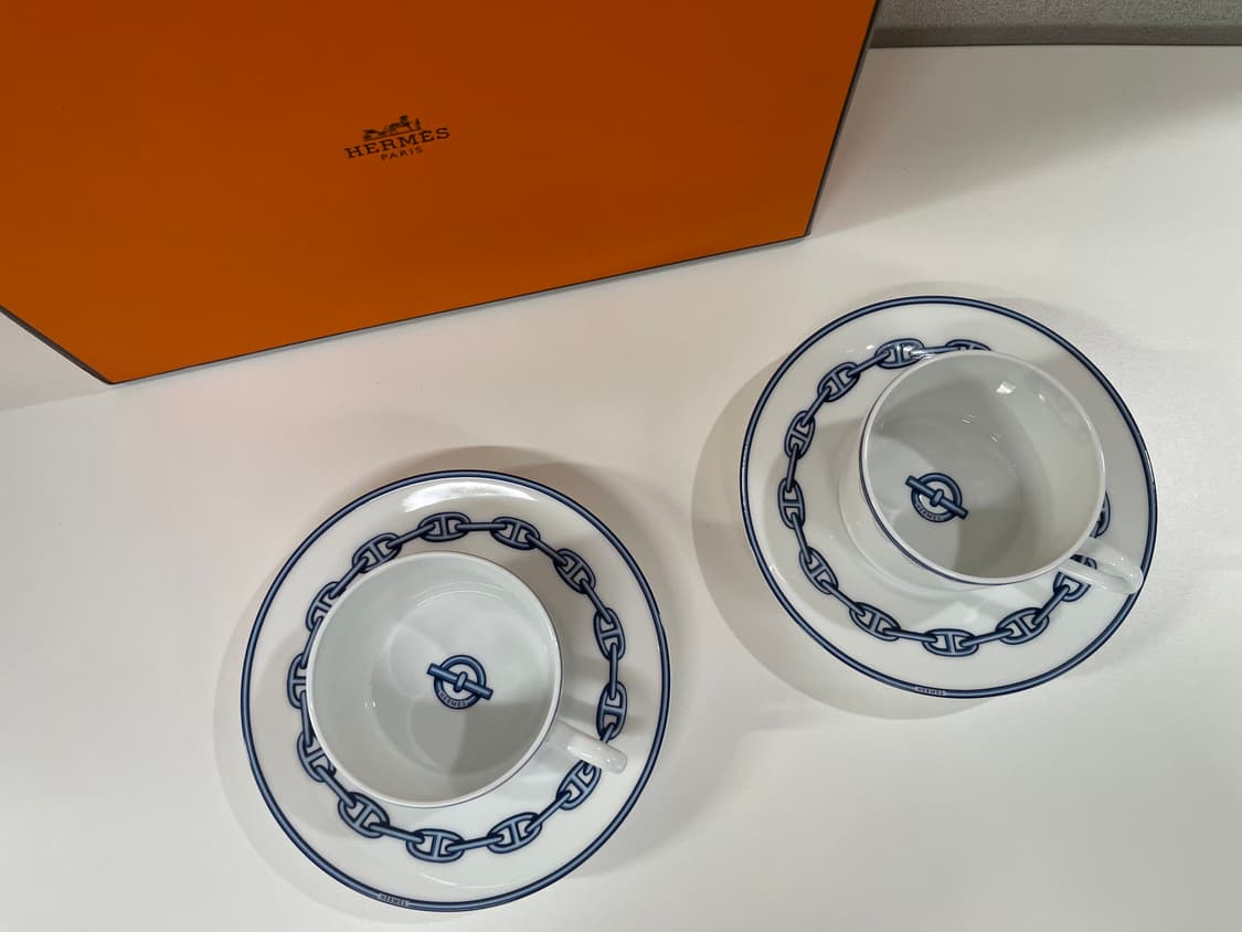 에르메스 샹달 티잔 컵 엔 소서 2P 세트 HERMES 상품이미지2