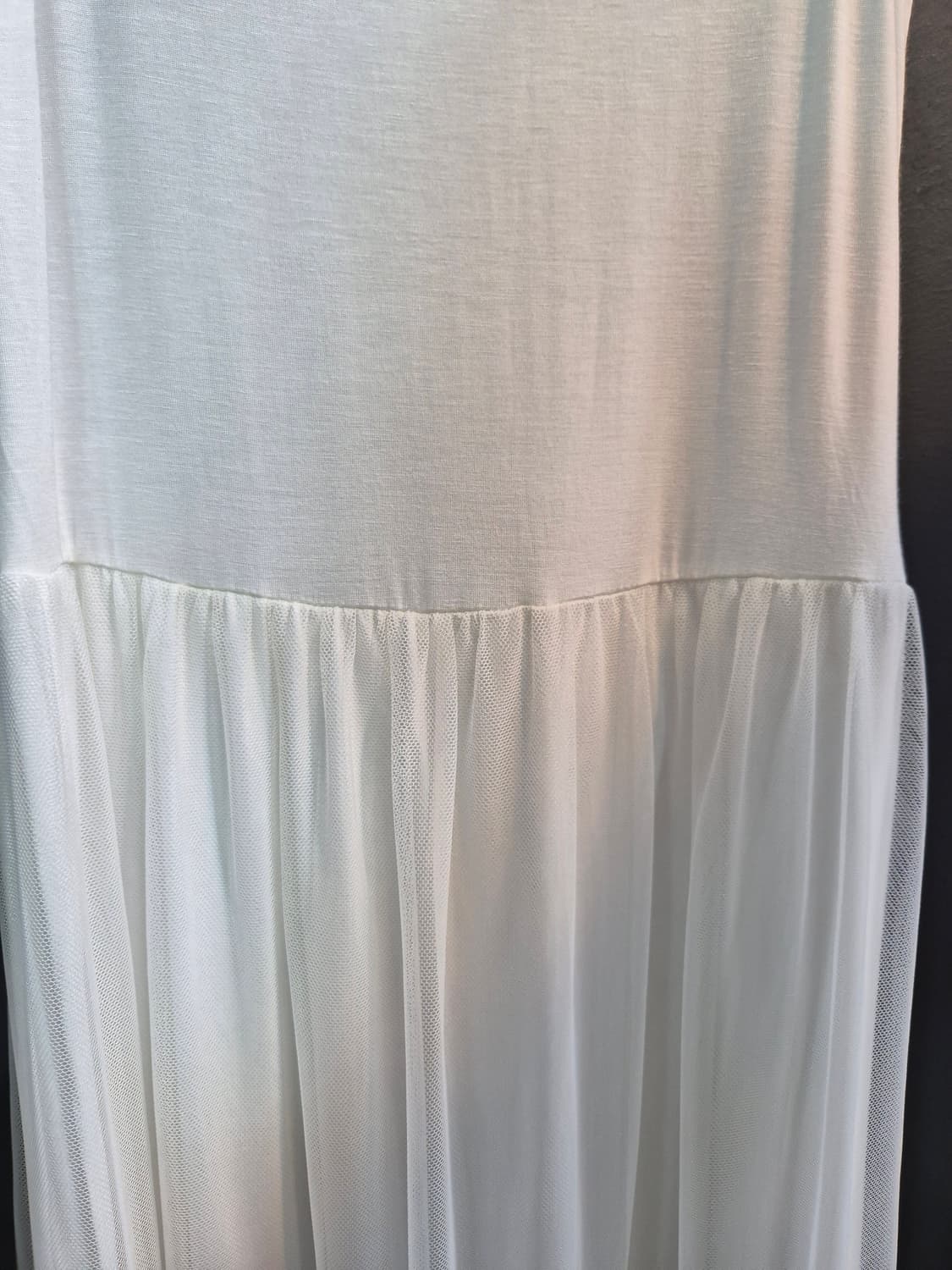 올리브데올리브 화이트 레이스 롱 끈원피스 S 상품이미지4