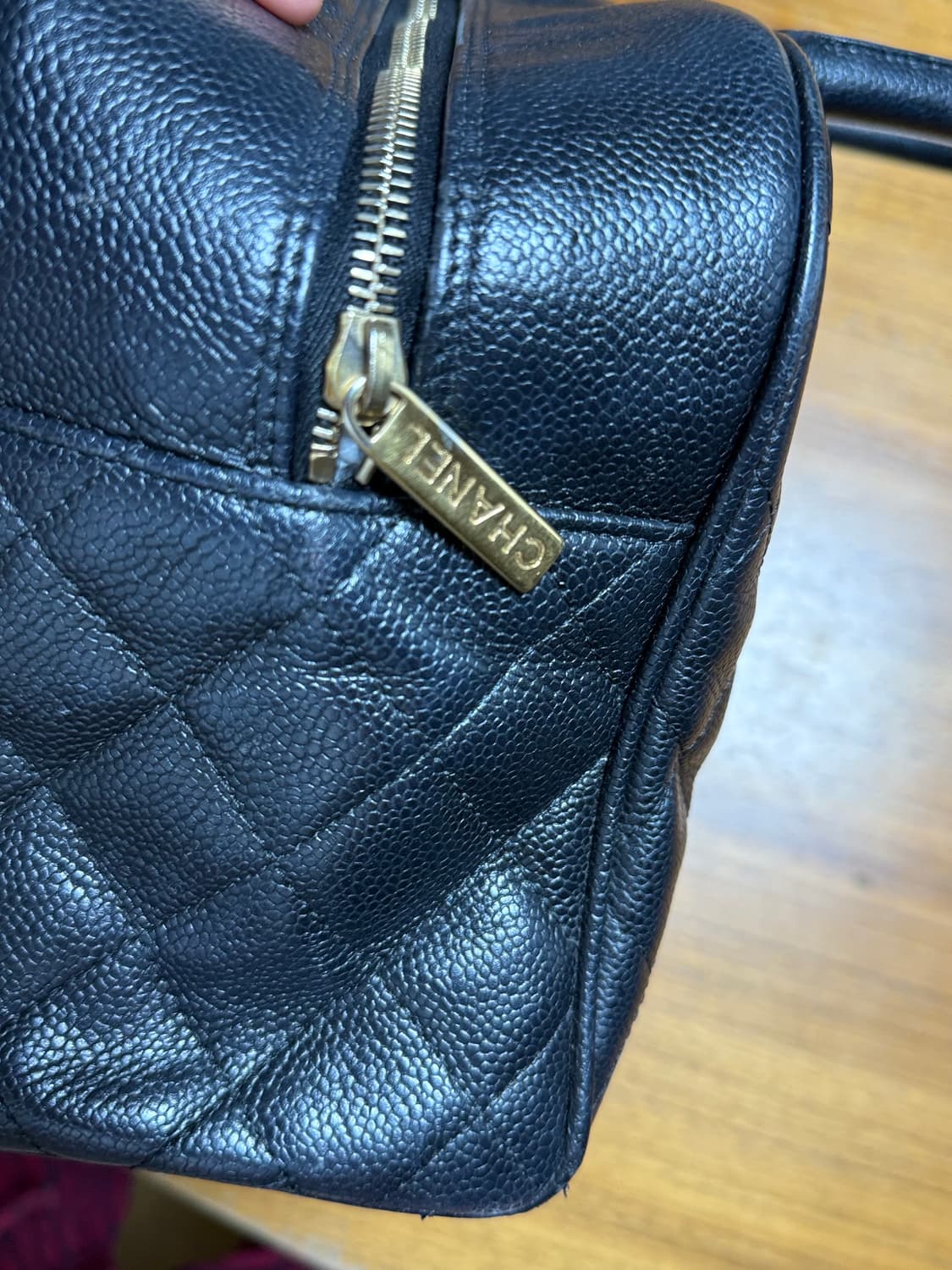 샤넬 제니 보스턴백 블랙 캐비어 상품이미지4