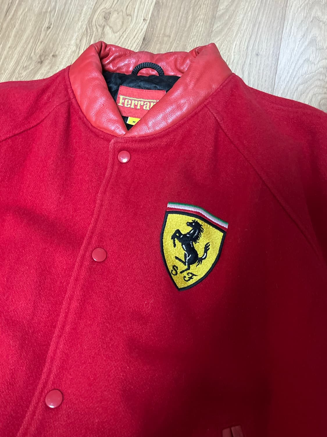 90s ferrari 페라리 울 바시티 자켓 상품이미지3