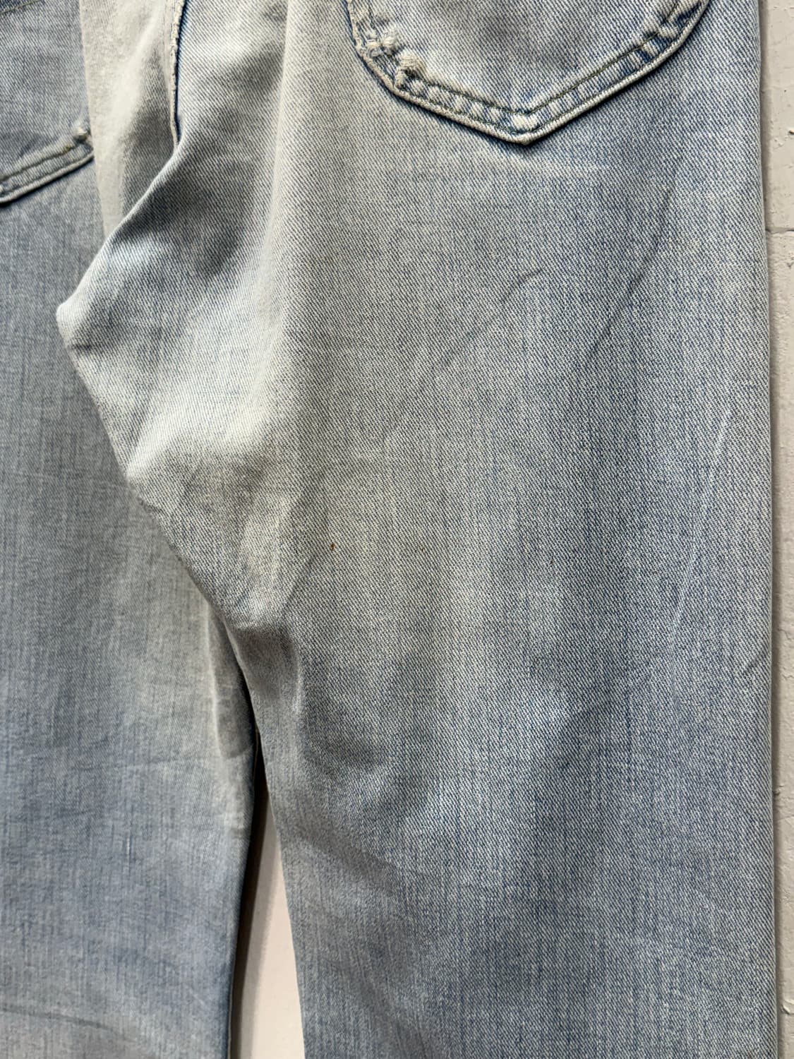 80s USA Lee Riders 200 Straight Denim Pa 상품이미지5