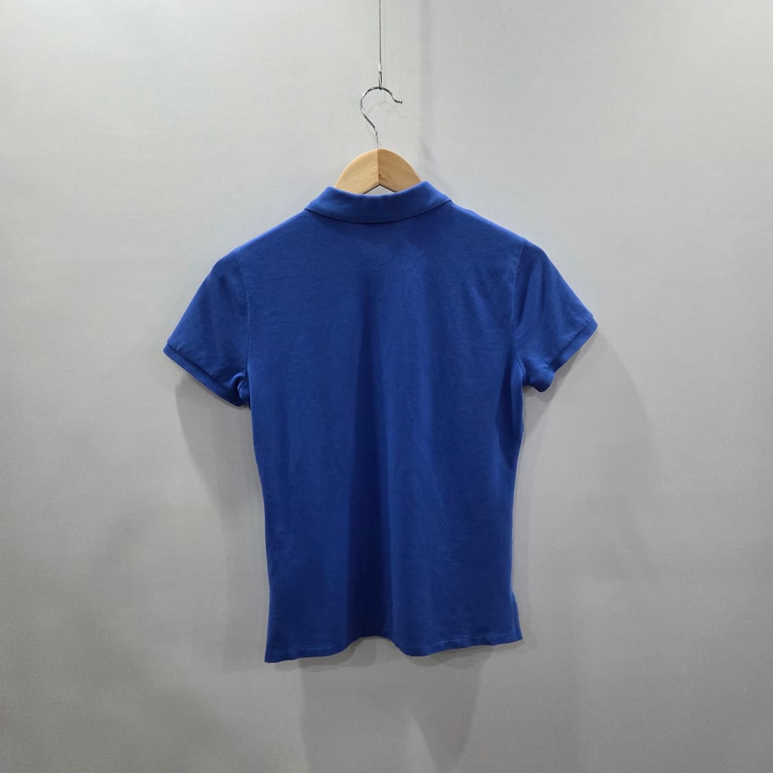 폴로랄프로렌 우먼 피케 카라 반팔티 블루 M 상품이미지5