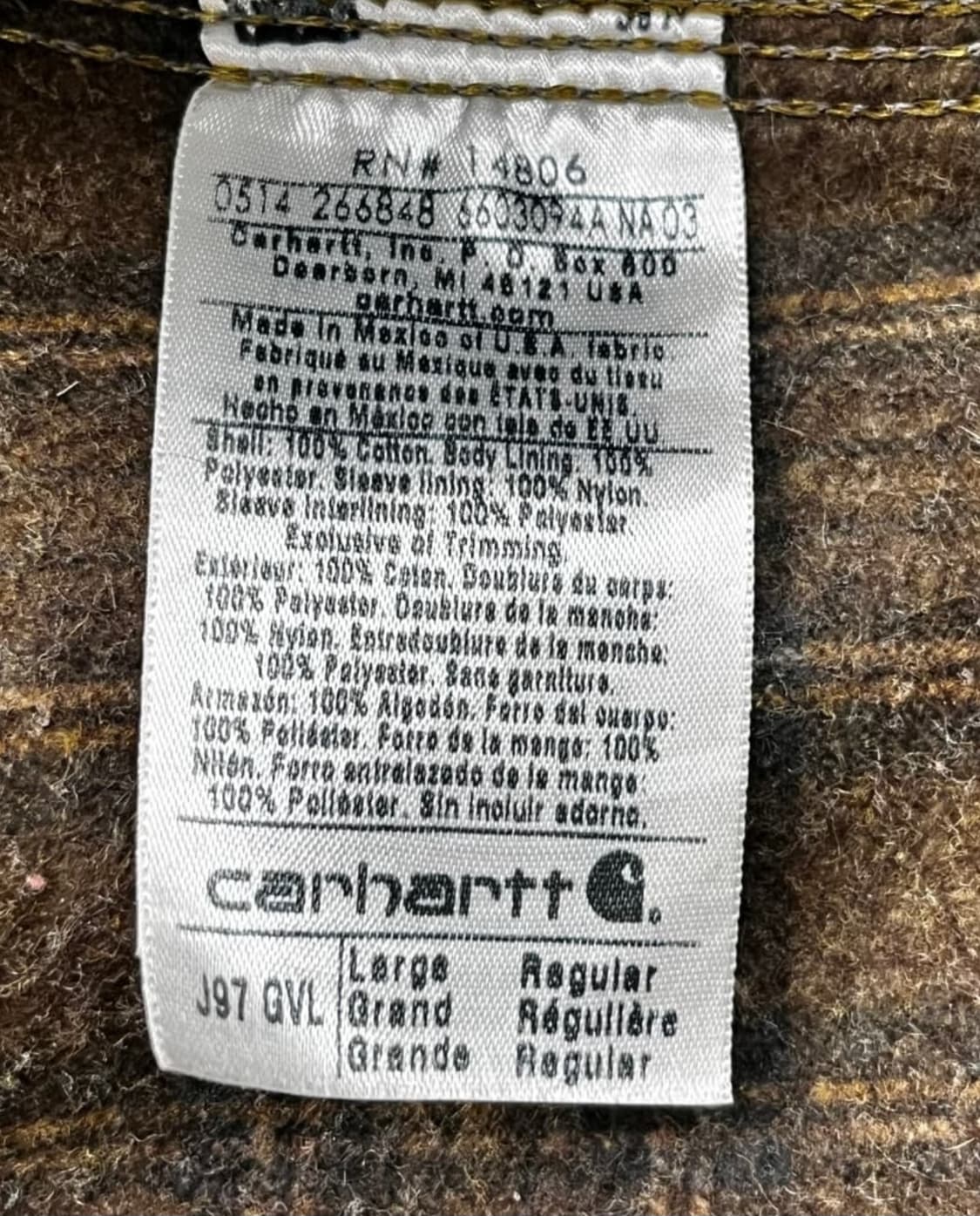 j97 gvl large regular 칼하트 라지 레귤러 상품이미지6