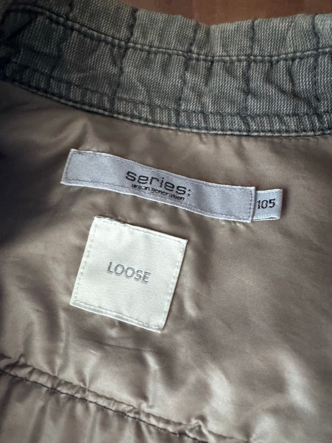 시리즈 남성 퀄팅 셔츠 자켓 105 상품이미지3