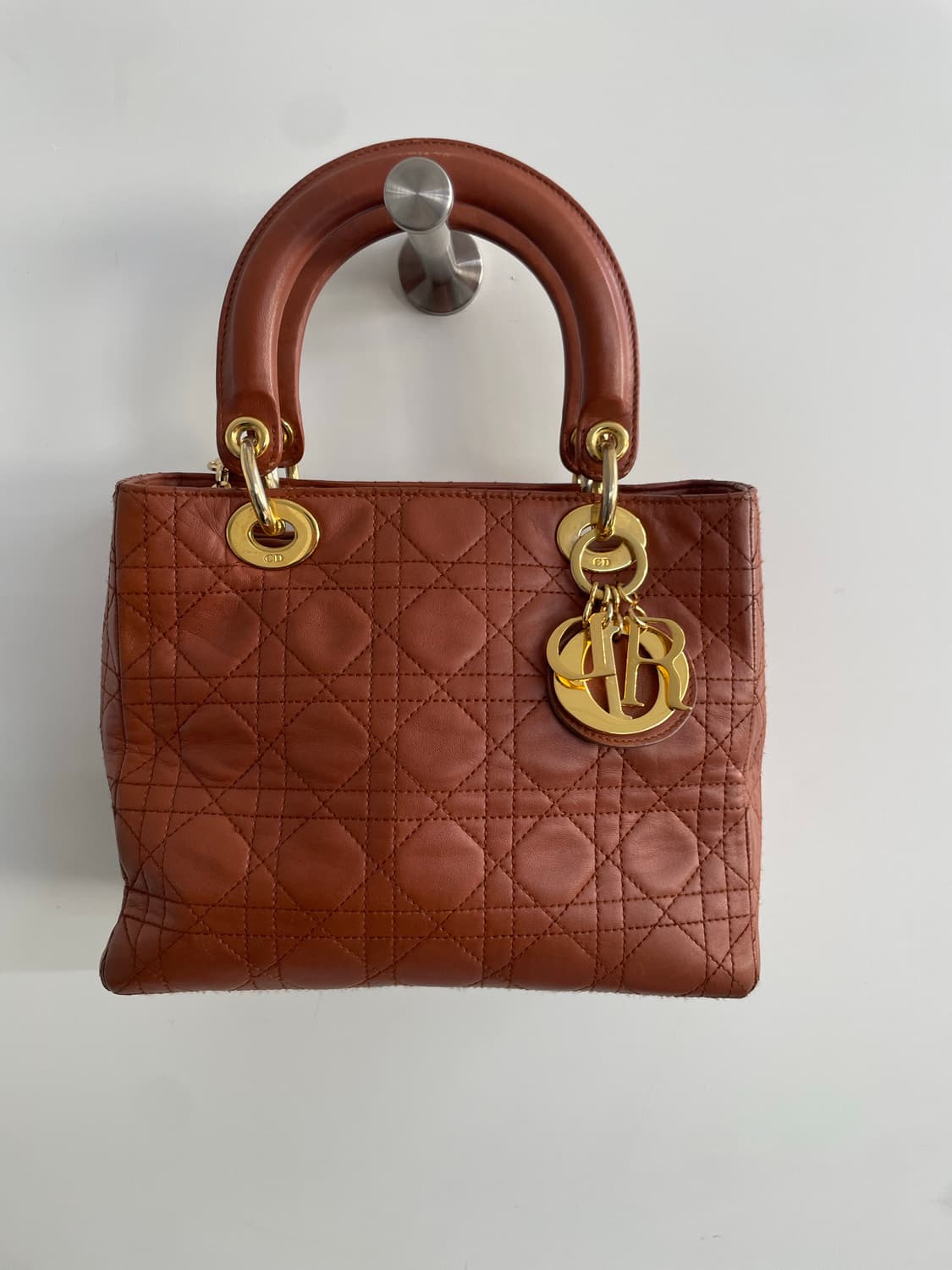 빈티지 디올 레이디백 브라운 상품이미지1