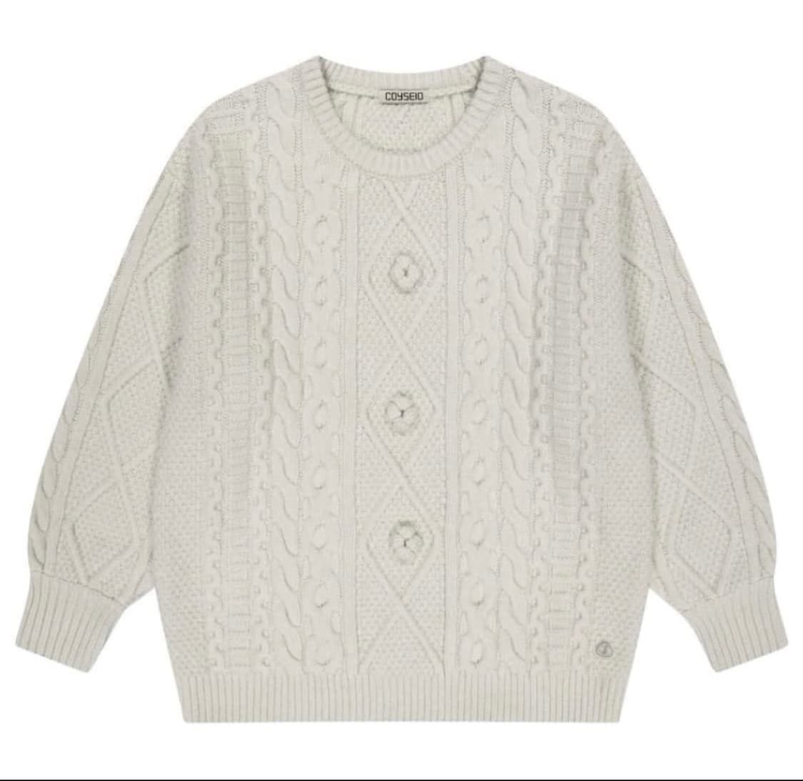 코이세이오 폼폼 니트 아이보리  상품이미지1