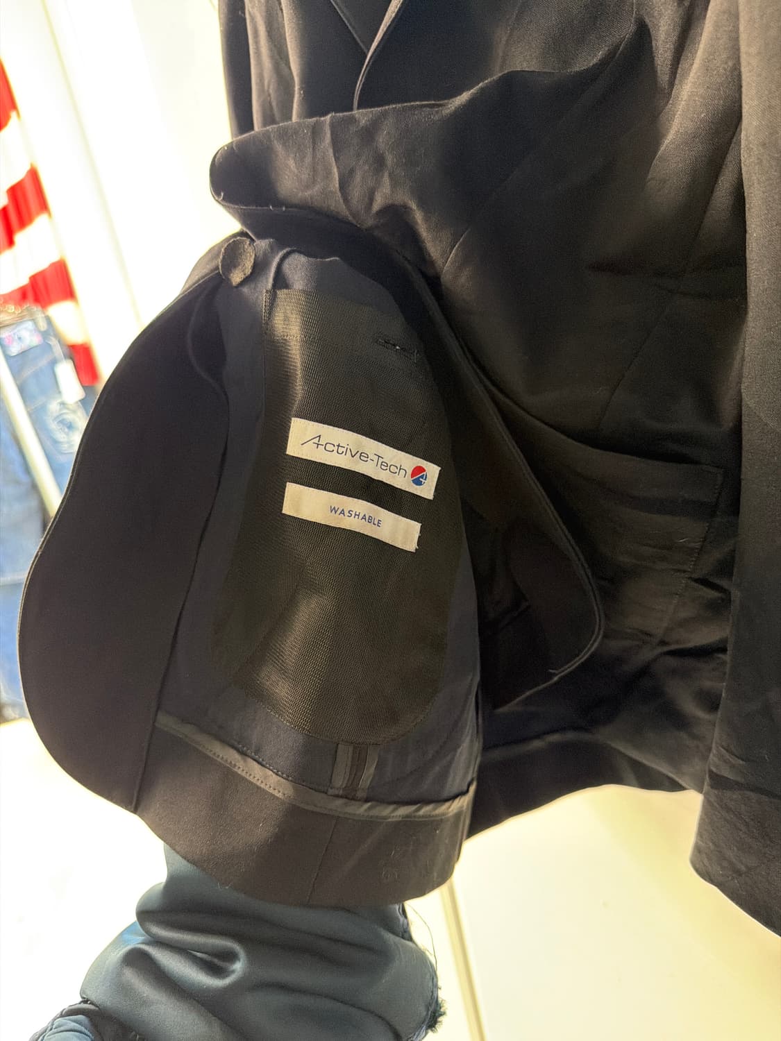 일본빈티지 블랙 블레이저 자켓 상품이미지7