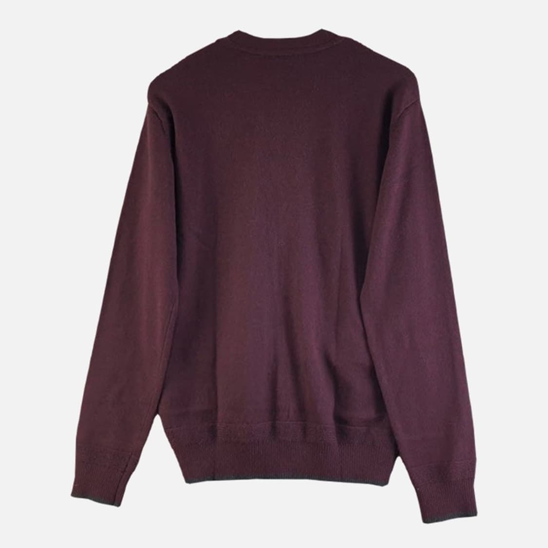 바쏘옴므 남성95 버건디 니트 가디건 M5915 상품이미지2