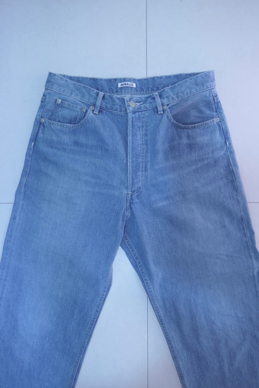 오라리 24SS 셀비지 페이디드 라이트 데님 4 상품이미지3