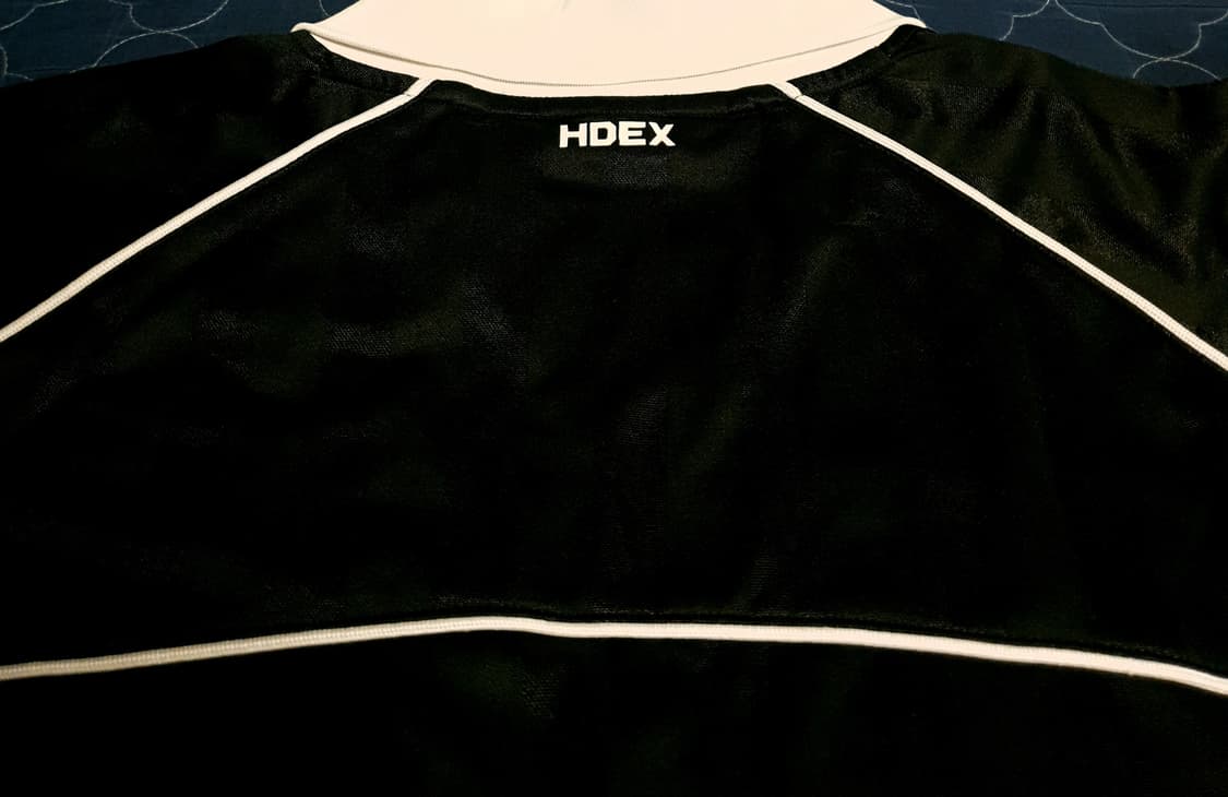(25ss) HDEX 빅토리 스트라이프 카라 숏 슬리브 블랙 (2XL) 상품이미지6