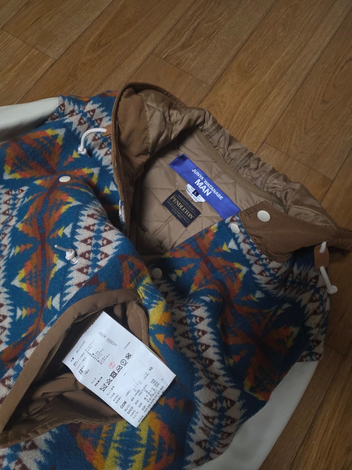 준야와타나베 펜들턴 자미로콰이 퀼팅 야상 파카 상품이미지4