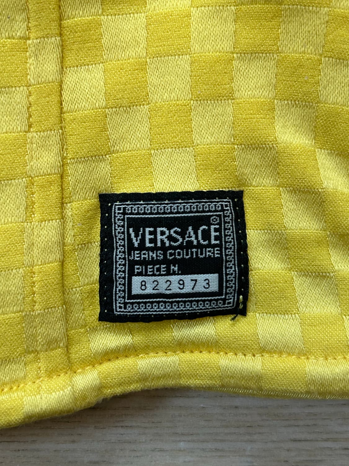 VJC 90s 아카이브 체커보드 비스코스 자켓 상품이미지6