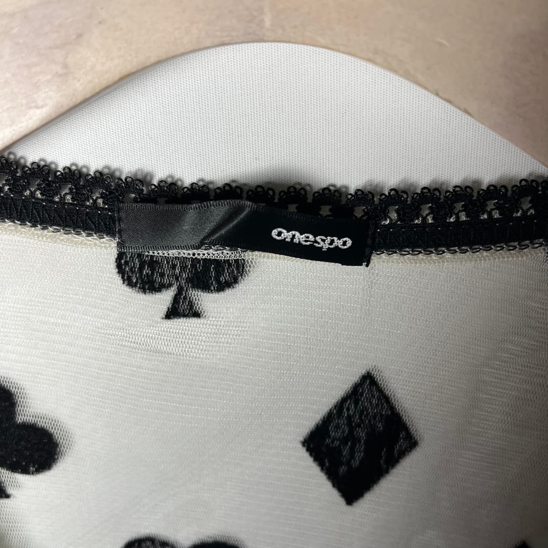 [Onespo] 포커 시스루 슬리브리스 상품이미지5