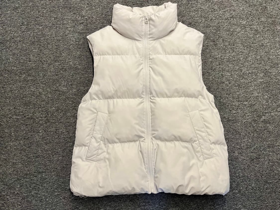 [100~103] 지유 GU 아이보리 솜패딩 베스트  상품이미지1