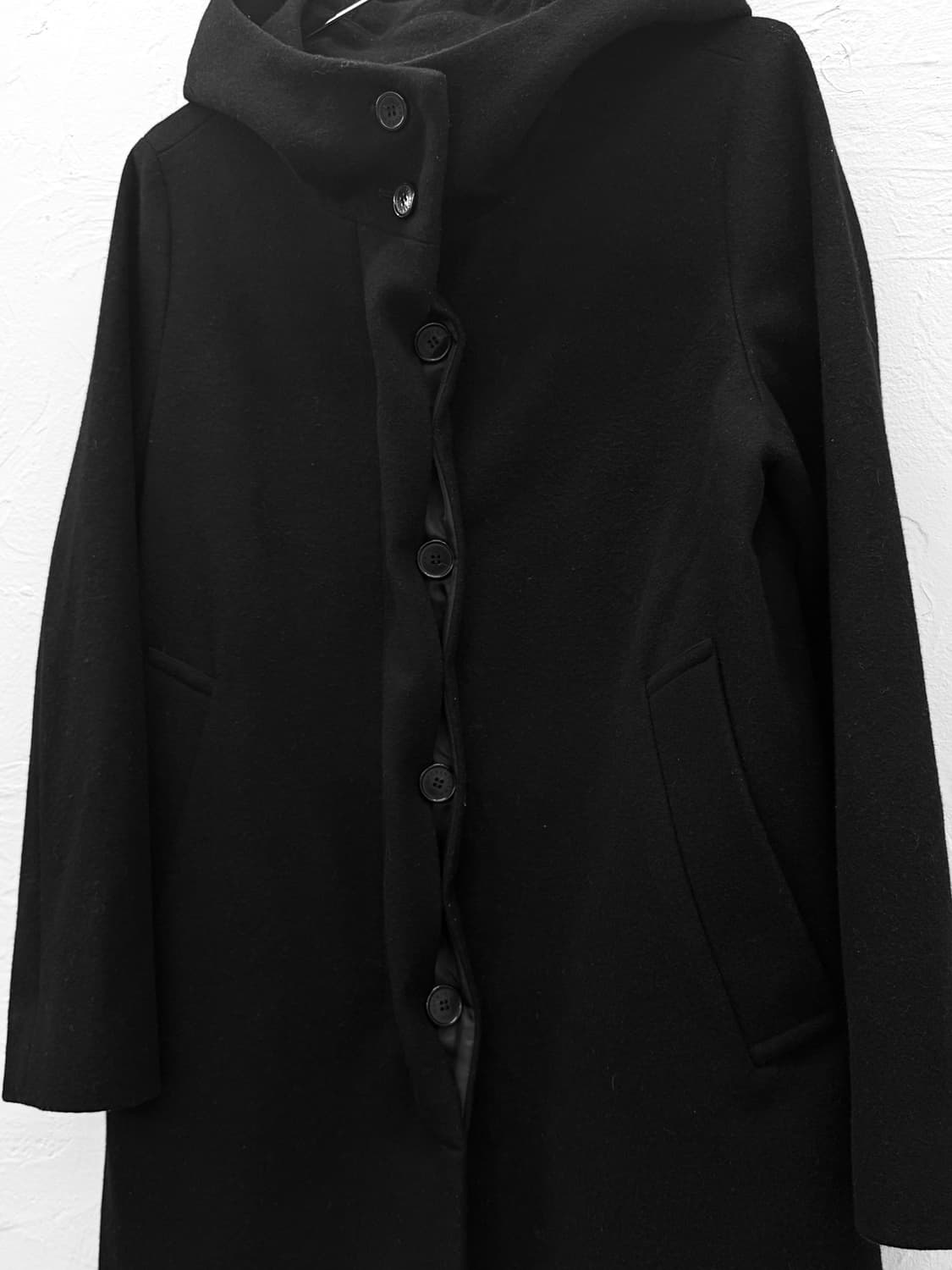 mackintosh 히든버튼 울 후드 코트 상품이미지3