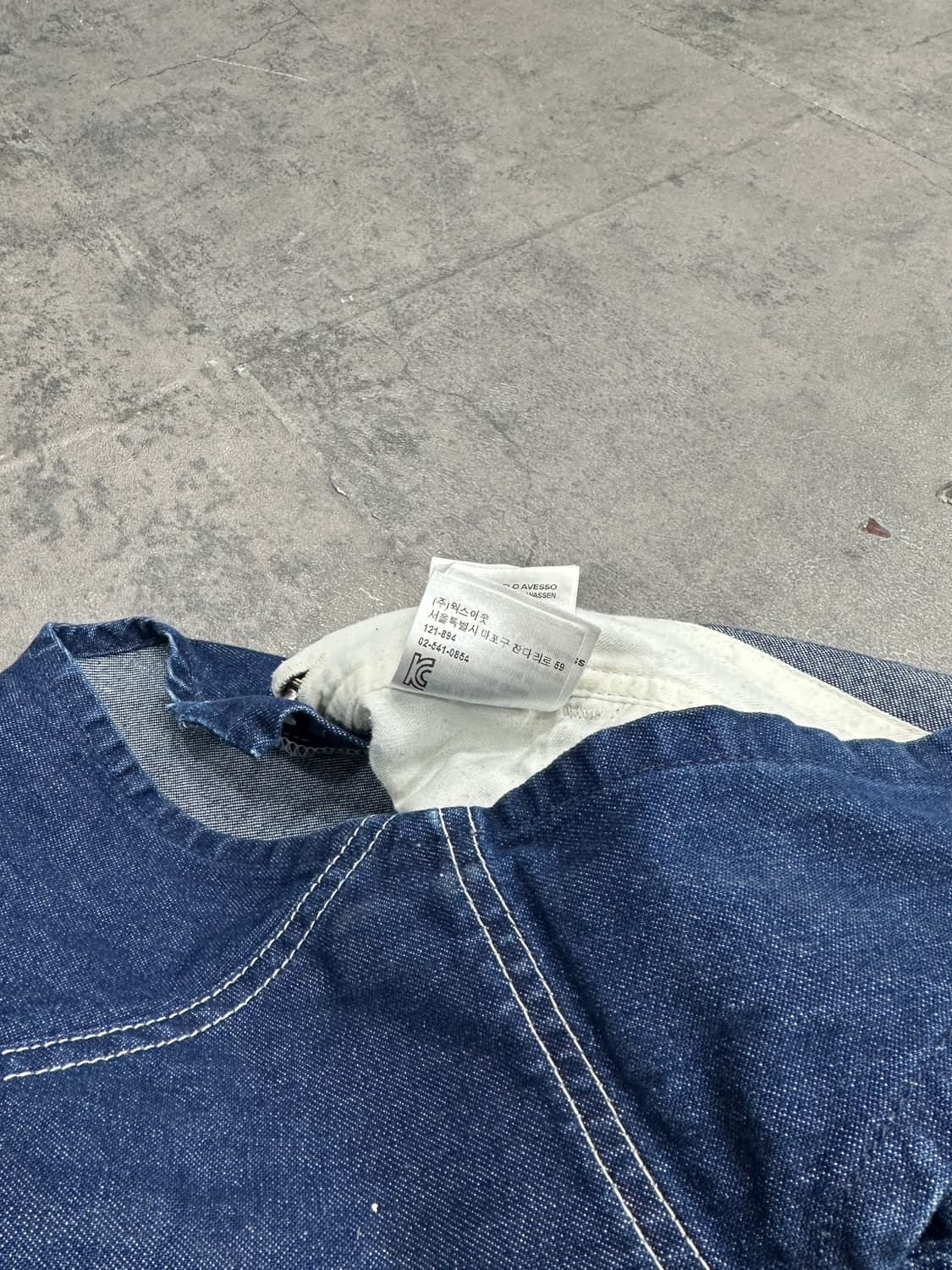 칼하트 WIP 데님 오버롤 상품이미지7